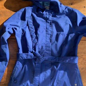 Patagonia arborist H2No repellent trench raincoat